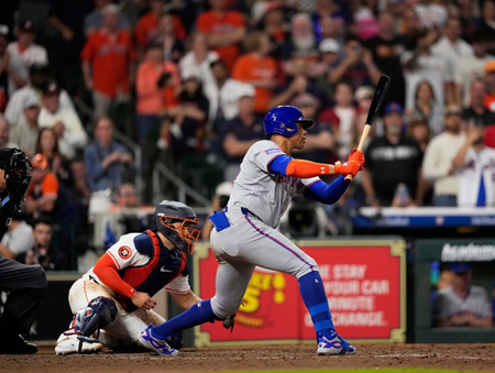 Juan Soto frente a los Astros